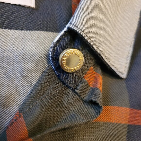 Barbour Moorland Check Tartan Relaxed Cotton Long Sleeve Button Down Shirt - Picture 9 of 13